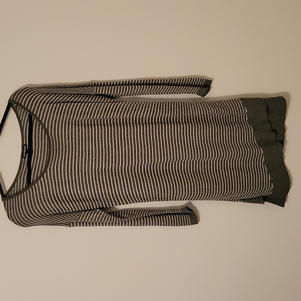 Express Striped Dress, Size Large